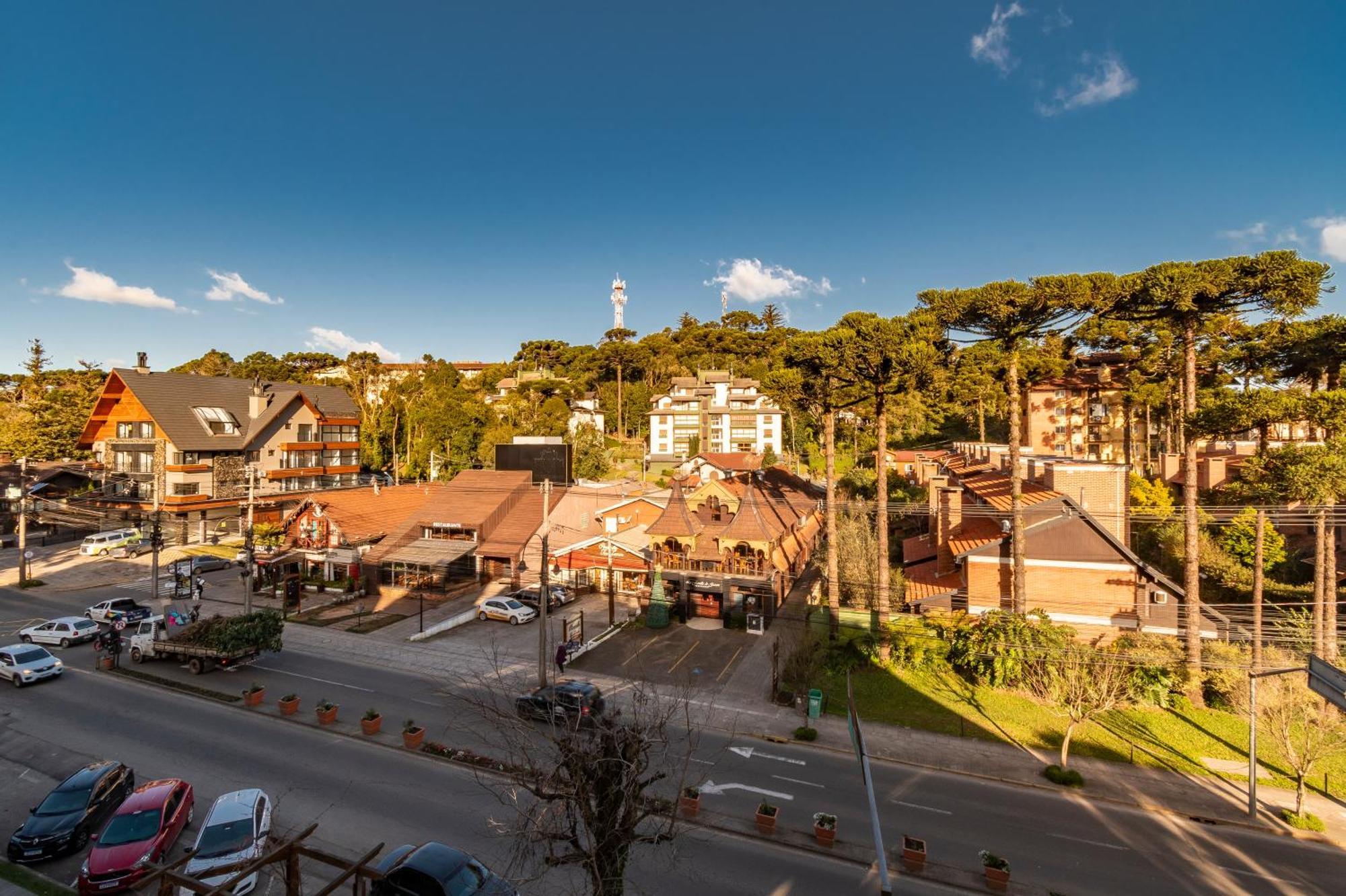 A Apenas 300 Mts Da Rua Coberta, No Exclusivo Via Florida Lejlighed Gramado Eksteriør billede